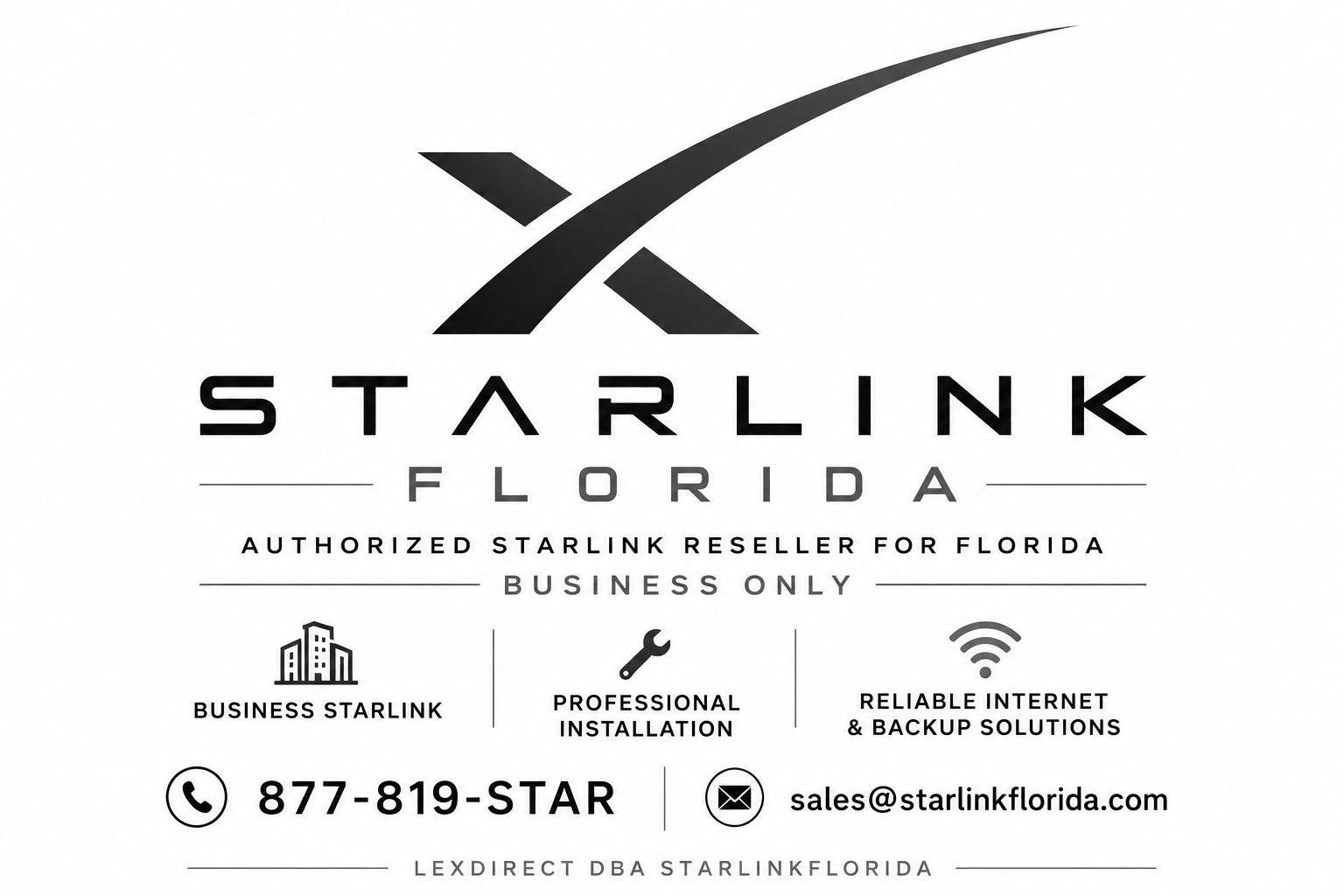StarlinkFlorida authorized Starlink reseller for Florida business customers